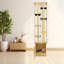 Floor-Standing Eyeglass Holder 4-Sided Eyeglass Display Rack-1542299577