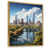 Gold Floater Framed
