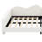 Upholstered Daybed, Sherpa Fabric Sofabed With Cloud-Shaped Backrest-555403955-555403952