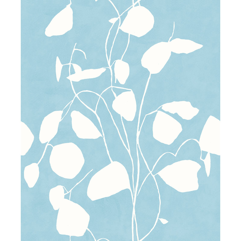 Susan Hable Floral Wallpaper Roll, Blue