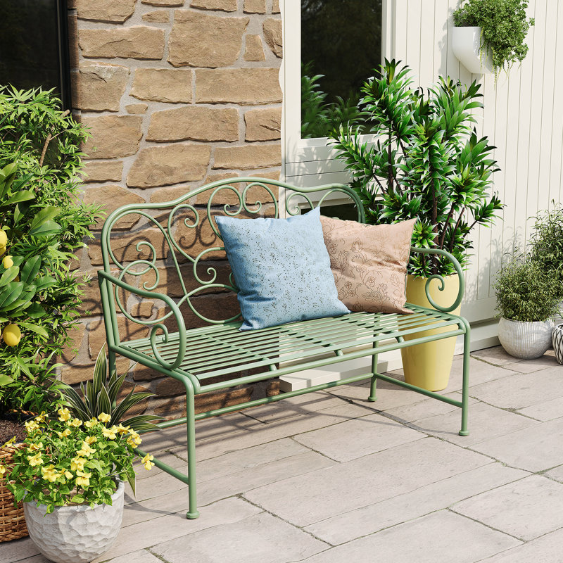 Banc de jardin extérieur - vert