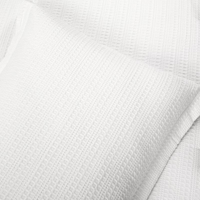 Bentwood Standard Cotton 3 Piece Comforter Set, Queen Comforter + 2 Standard Shams, White