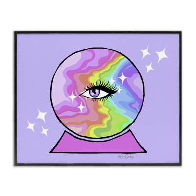Giclée mystique à œil de boule de cristal, design par Katie Conley
