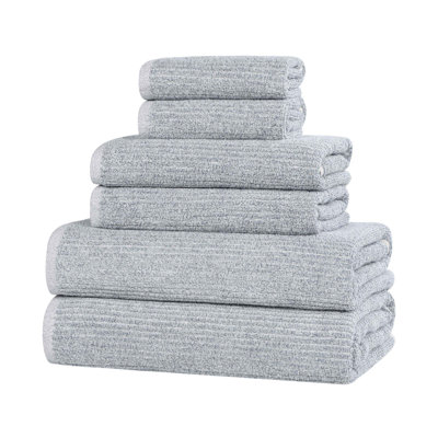  Ensemble de serviettes en mélange de coton et viscose