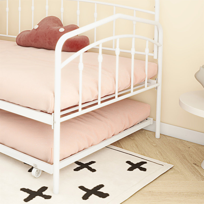 Fox Daybed With Trundle, White