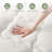 BEDLORE® Rayon Bamboo Mattress Topper, Pillow Top Mattress Pad with 6-18'' Deep Pocket, Soft Bed Topper for Back Pain Relief-117317082-121838889