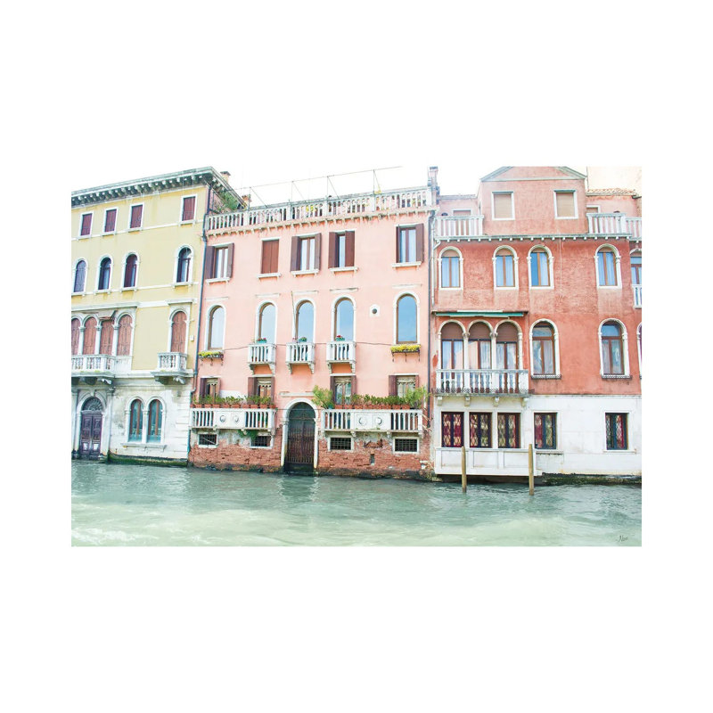 Canal Building II By Nan - Wrapped Canvas Photograph by Nan - Wrapped Canvas Print, 20.32cm H x 30.48cm W x 1.91cm D