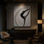 Tableau de ballet de luxe encadré sur toile - Cadre noir