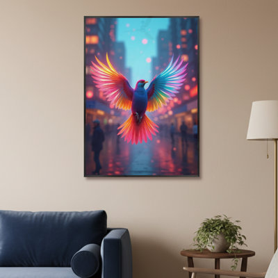 Single Picture Frame LED Illuminated Wall Art Wall Art on Glass / Aluminium