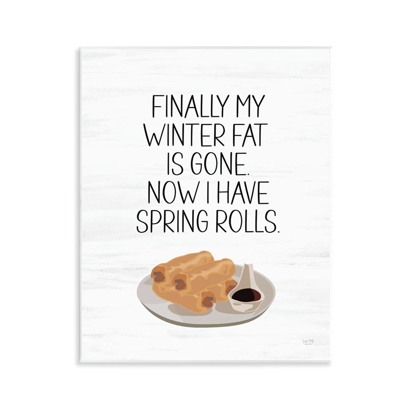 «Funny Spring Rolls Expression» par Lux + Me Designs