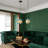 Single Light Dimmable Colorful Stained Glass Cottage Pendant Lamp，rubik's Cube-designed Pendant Lamp