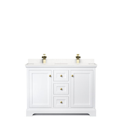 Ensemble de meuble-lavabo double 48 po Avery