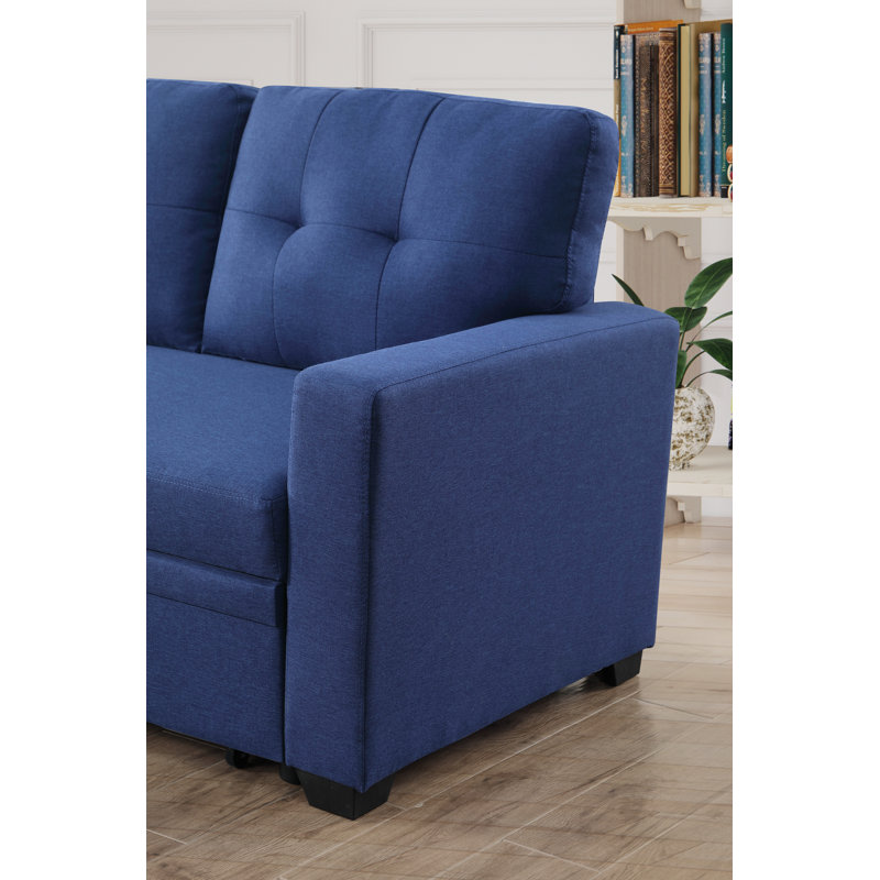 Canapé-lit modulaire convertible Modern, Bleu