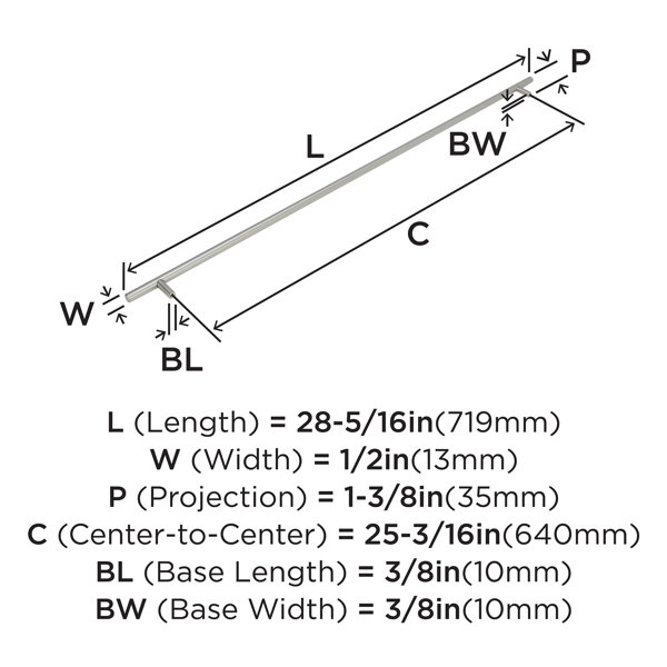 Dimensions du produit