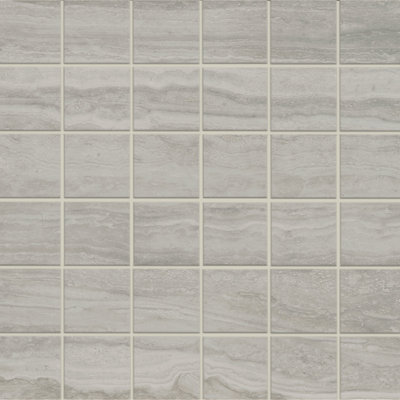 Mineral Dream 2" X 2" Porcelain Travertine Look Tile Mosaic Sheet