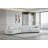 Stuart - Contemporary White Leather Left Facing Chaise Sectional Sofa