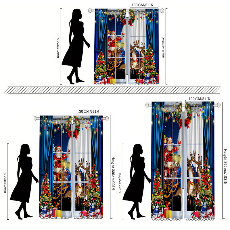 ROD POCKET CURTAIN, 51" W x 90" L