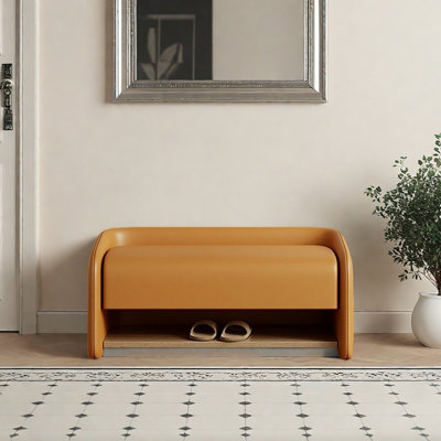 31.5in Shoe Changing Stool Shoe Storage Stool