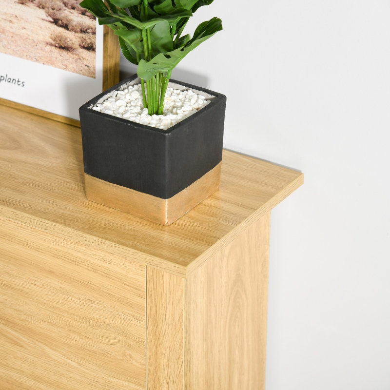 12 Pair Flip Down Shoe Storage, Natural Wood