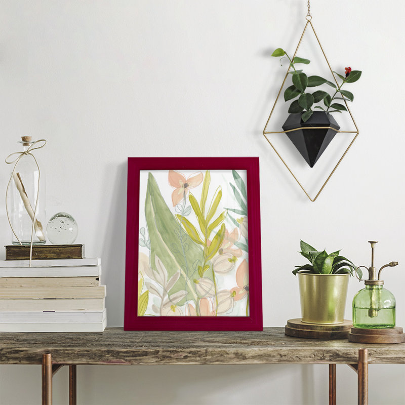 Island Flora I, Rouge, H 11 po x l 9 po x P 1 po