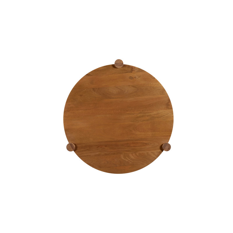 Algiers Warm Brown Solid Mango Wood Coffee Table