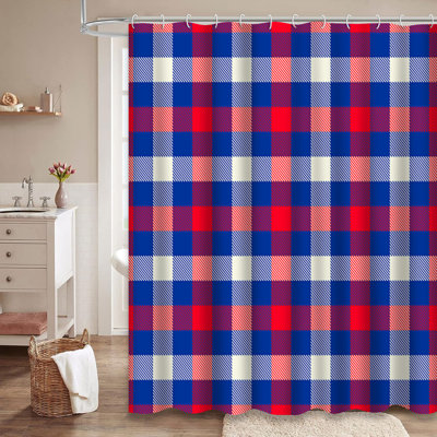 Rideau de douche Tartan
