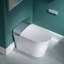 Toilette intelligente avec score de chasse de 1 000 g MaP, bouclier en mousse, chasse occultante, séchage à chaud, ouverture et fermeture automatique avec capteur de vagues, stérilisation à l'eau par UV, télécommande sans fil, désodorisation intelligente-120764172