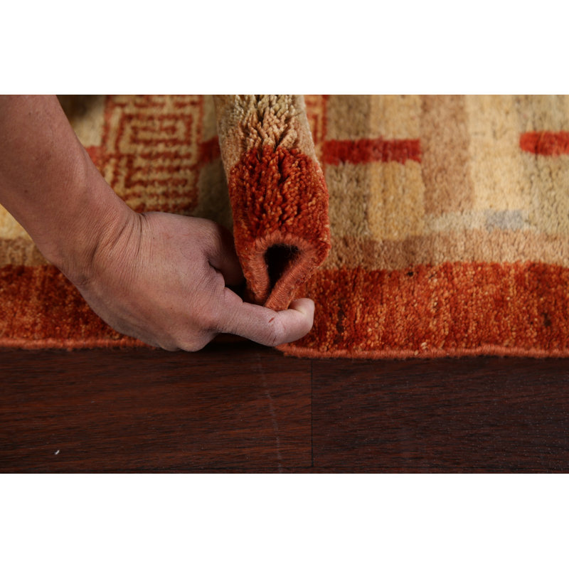 Geometric Gabbeh  Oriental Area Rug 3x5