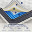 Matelas hybride de fermeté moyenne de 25 cm (10 po) avec mousse à mémoire de forme infusée de gel rafraîchissant, soutien à 7 zones, plus de 940 ressorts ensachés, soulagement des points de pression, isolation des mouvements et soutien renforcé des bords-679747531-679747530
