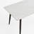 Large Rectangular Table with Strong Metal Base Modern Stone Dining Table For Kitchen 1.4M-1784355555