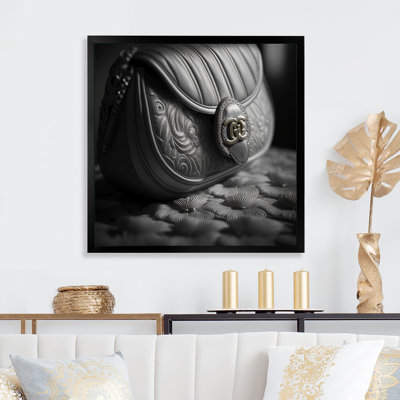 Vintage Glam Silver Purse - reproduction sur toile