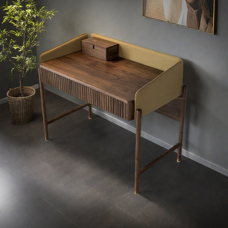 American style light luxury solid wood desk