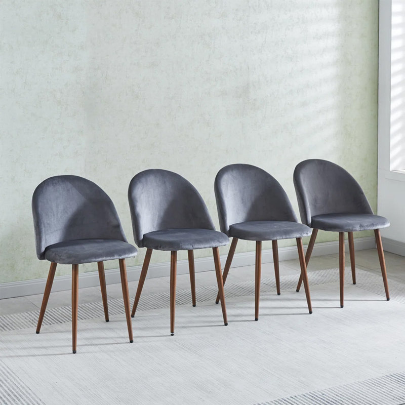 Chaise d'appoint Domonik, Gris, 4