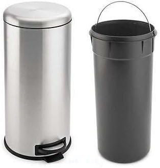 Daeron Stainless Steel Step On Kitchen Trash Can - 30L