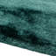 Plush Deep Pile Shaggy Petrol Blue Rug-25470010