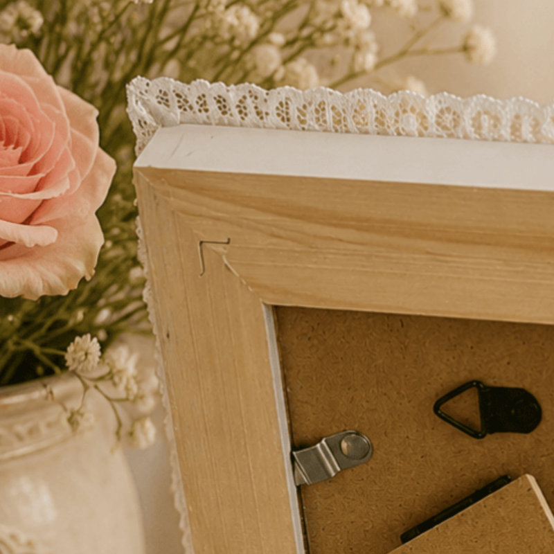 Romance Picture Frame Celeste White