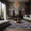 Tapis gris soyeux et moelleux-100910113