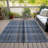 Kinslee Washable Plaid Indoor / Outdoor Rug-1218099477