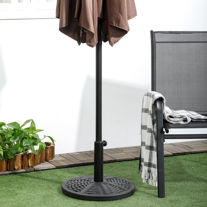 Base de parasol autoportante en plastique Naami