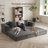 83“ Foldable Sleeper Sofa Bed – Convertible Mattress Couch With 2 Removable Pillows-126759358