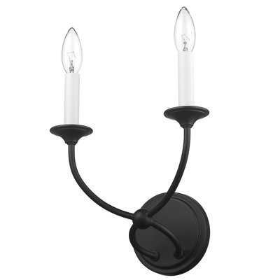 Roede Steel Candle Wall Light