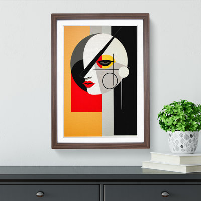 Pablo Picasso Minimalism No.2 - Single Picture Frame Print on Wood
