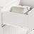 Fluted 9-Drawer Dresser 57''W Wood Wide Chest Of Drawers With Metal Handle,Adjustable Feet-1786709474