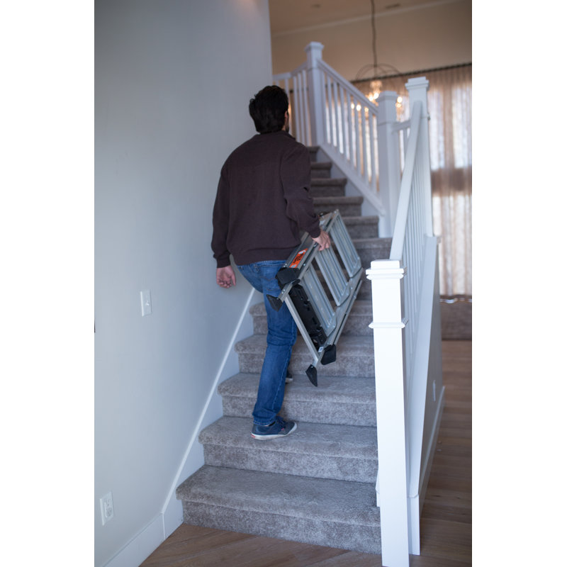 Jumbo 3 - Step Aluminum Lightweight Folding Small Step Ladder