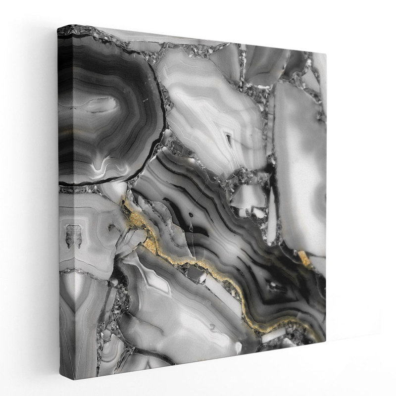 Marble Fashion 5 - reproduction d'art sur toile, H 20 po x l 20 po
