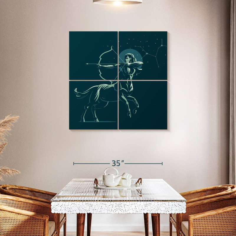 Adella Sagittarius Centaur Constellation, 38" H x 38" W