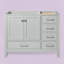 Cambridge 42'' W Single Bathroom Vanity Base-161110600
