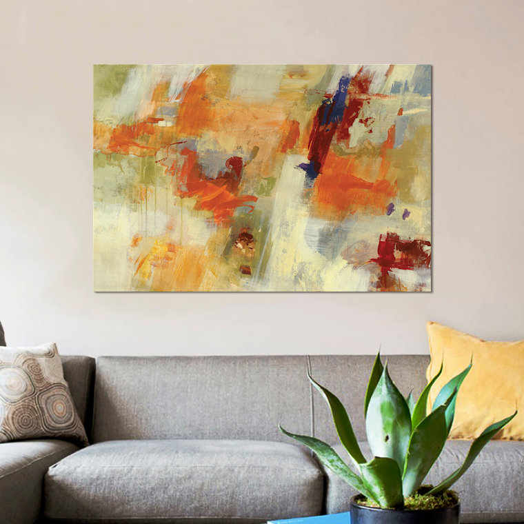" Algorithm " by Jill Martin, 26" H x 40" W x 1.5" D, Wrapped Canvas, No Mat