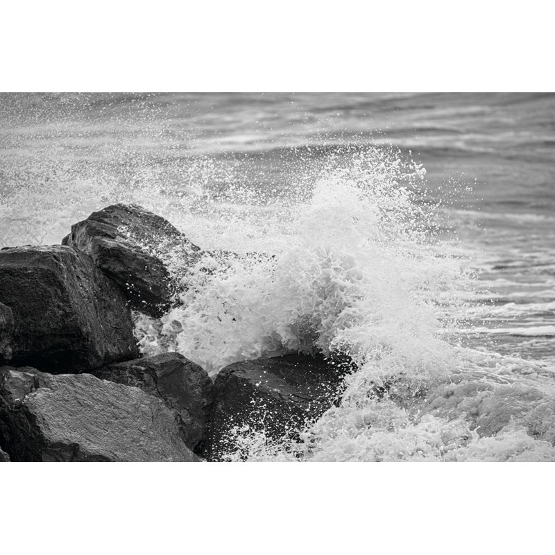 Collide 1 Piece Wrapped Canvas Wall Art, 30cm H x 46cm W x 3.8cm D