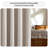 100% Blackout Linen Curtains for Bedroom, Pinch Pleated Rustic Linen Weave Window Treatments Thermal Insulated Drapes Sound Reducing for Living Room/Playroom, 2 Panels-753004322-753004331